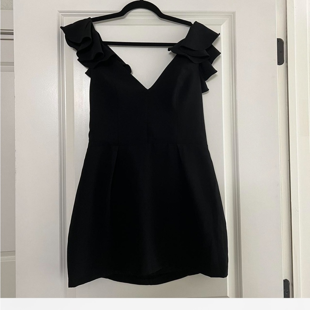 Black Amanda Uprichard cocktail dress